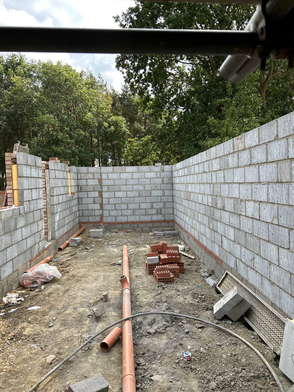 Blockwork Walls & Drainage